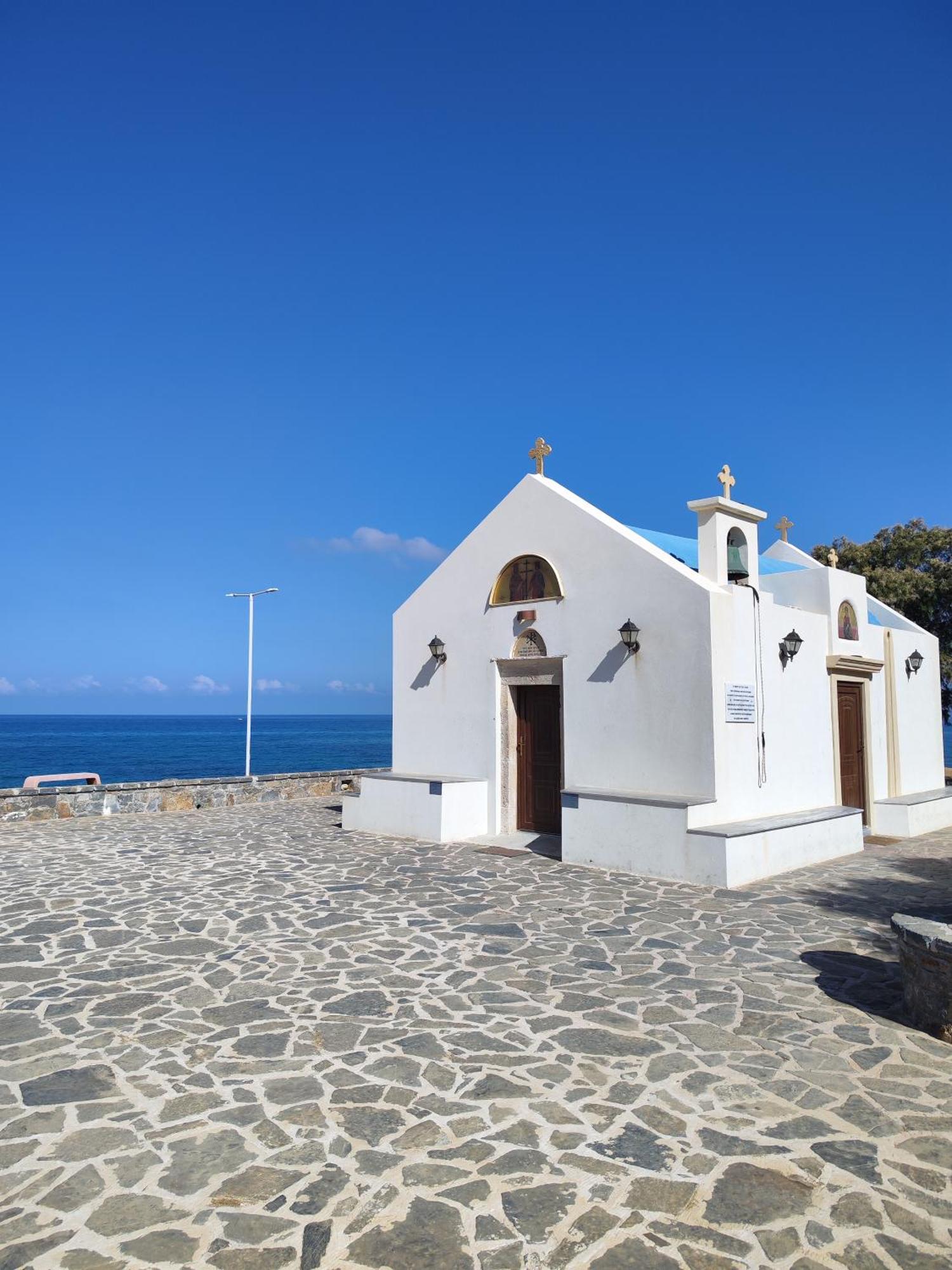 Four Seasons Private Villa - Seaview - Big Heated Pool - Gym - Sport Activities Gouves Buitenkant foto