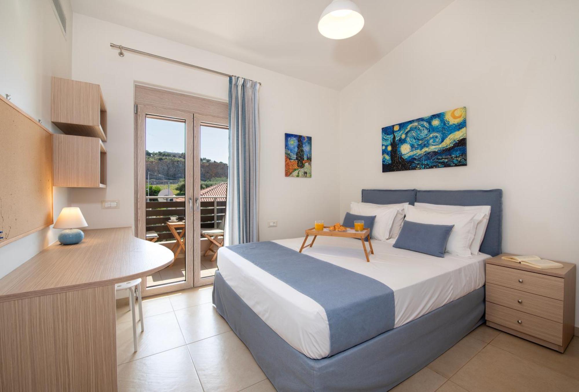 Four Seasons Private Villa - Seaview - Big Heated Pool - Gym - Sport Activities Gouves Buitenkant foto