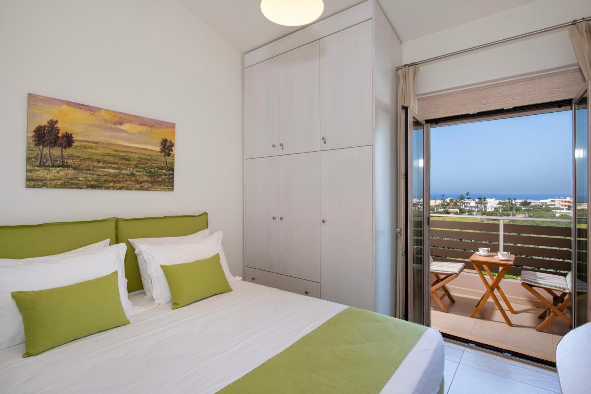 Four Seasons Private Villa - Seaview - Big Heated Pool - Gym - Sport Activities Gouves Buitenkant foto