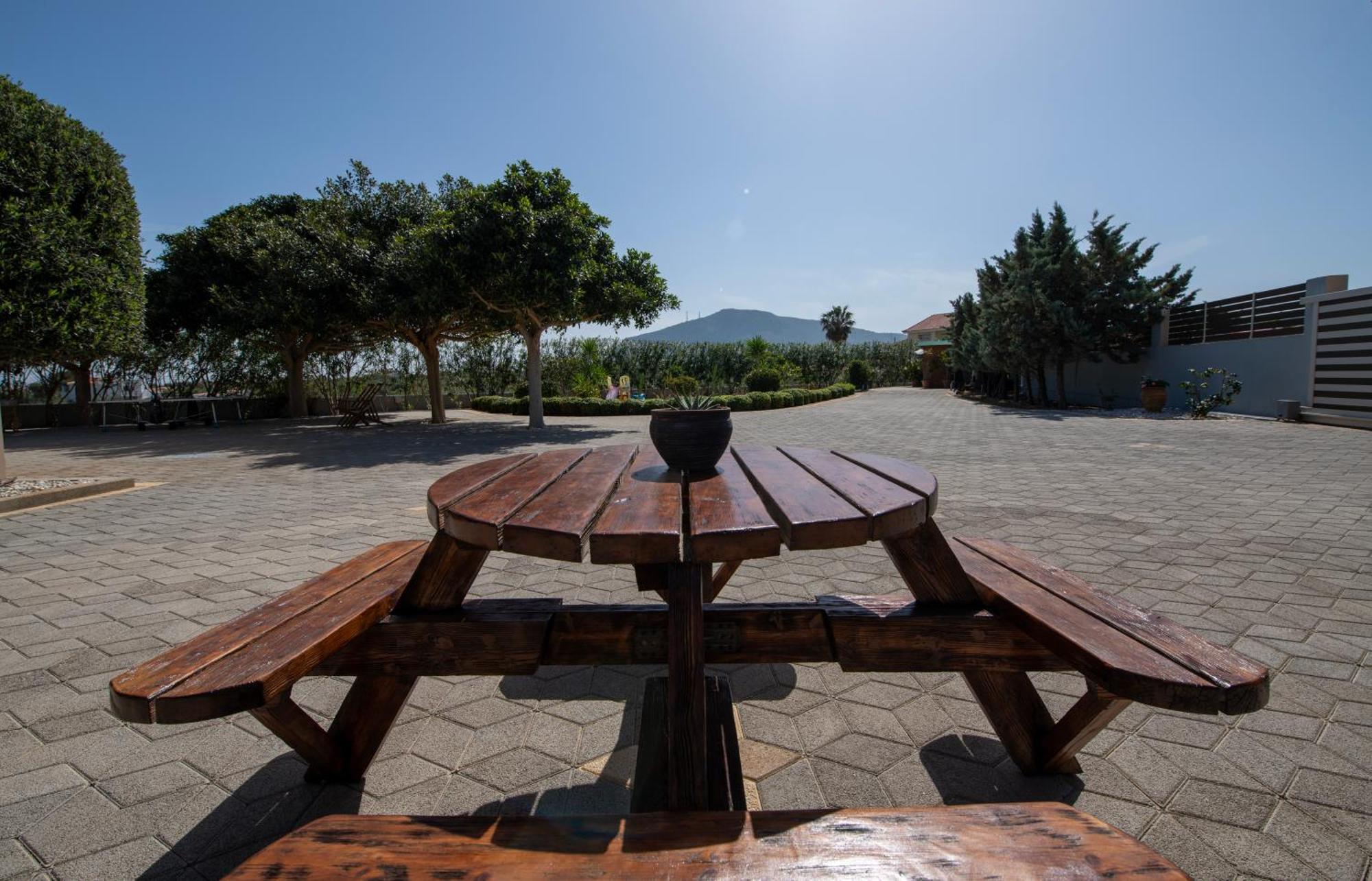 Four Seasons Private Villa - Seaview - Big Heated Pool - Gym - Sport Activities Gouves Buitenkant foto